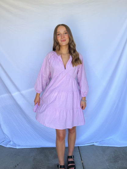 Lila Long Sleeve Midi Dress